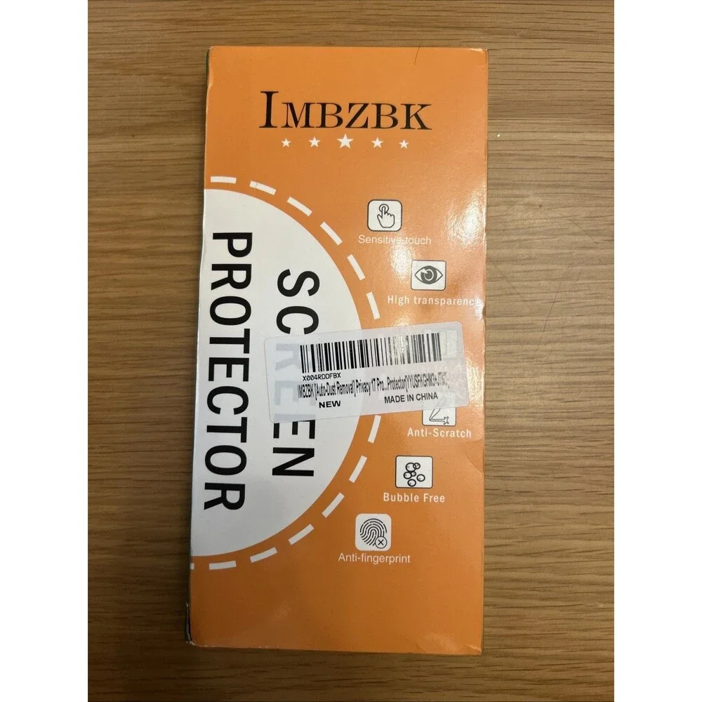 IMBZBK [Auto-Dust Removal] 3 Pack iPhone 17 Pro 6.3 inch, 17 Pro-Black